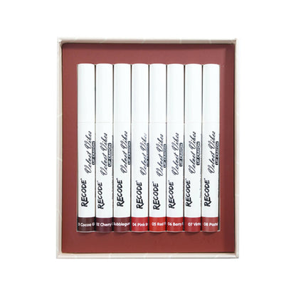 Recode Smudge-Proof And Waterproof Lip Crayon Set Of 8