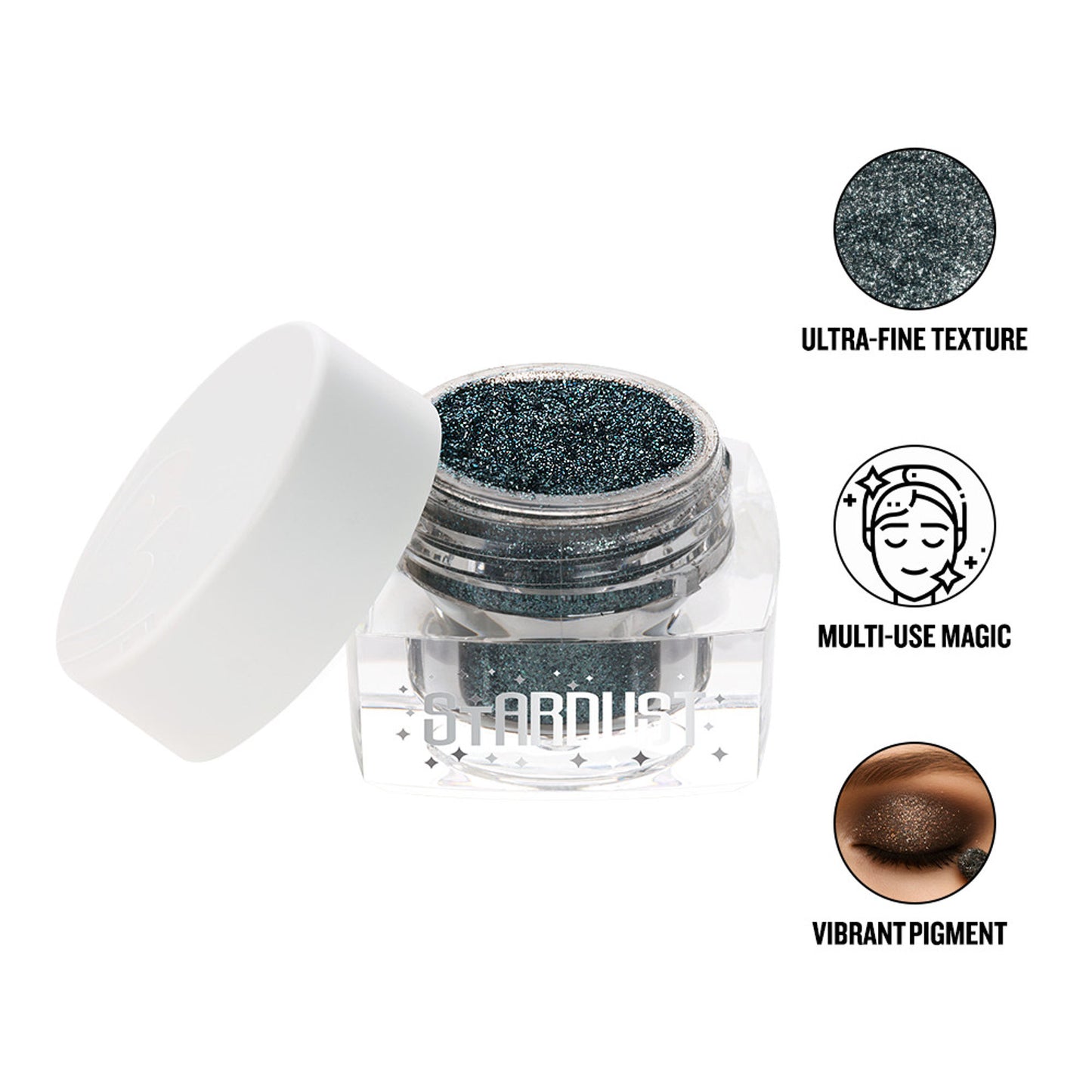 Daily Life Forever52 Stardust Loose Glitter - Starbound Black
