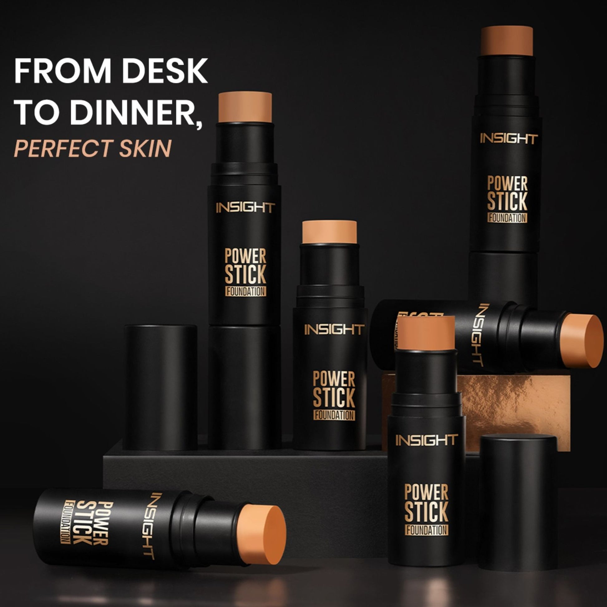 Insight Cosmetics Power Stick Foundation - Toffee Caramel