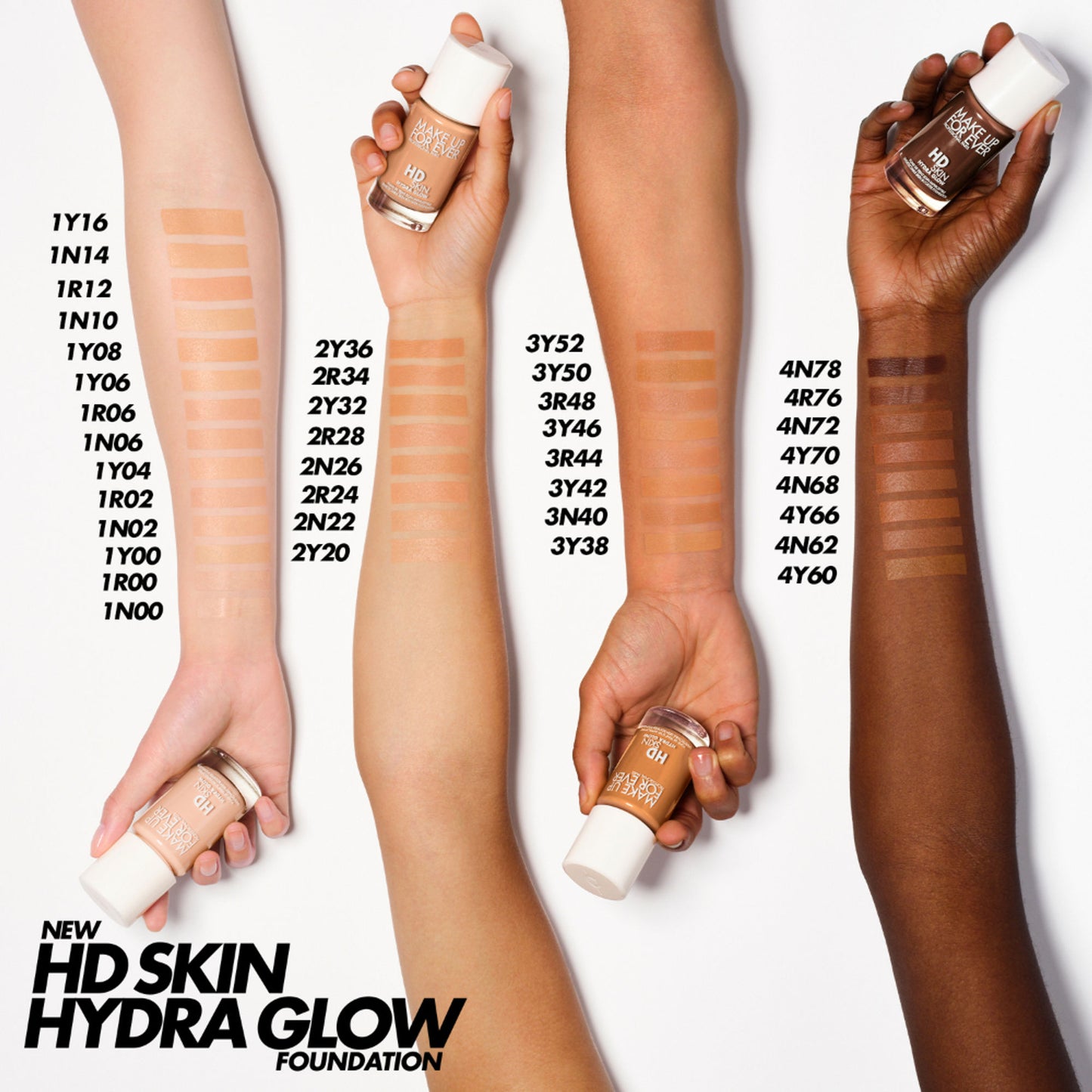 MAKE UP FOR EVER Hd Skin Hydra Glow Foundation - 1n14 - Beige