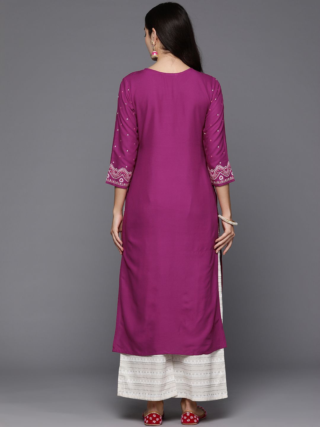 Indyancart IE Ethnic Motifs Printed Kurta