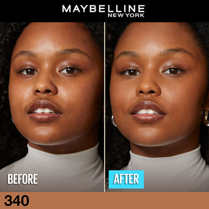 Maybelline New York Fit Me Matte+Poreless 16H Oil Control Foundation with SPF 22 - 115 Ivory - 340 Cappuccino