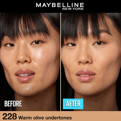 Maybelline New York Fit Me Matte+Poreless 16H Oil Control Foundation with SPF 22 - 115 Ivory - 228 Soft Tan