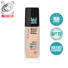 Maybelline New York Fit Me Matte+Poreless 16H Oil Control Foundation with SPF 22 - 115 Ivory - Classic Ivory