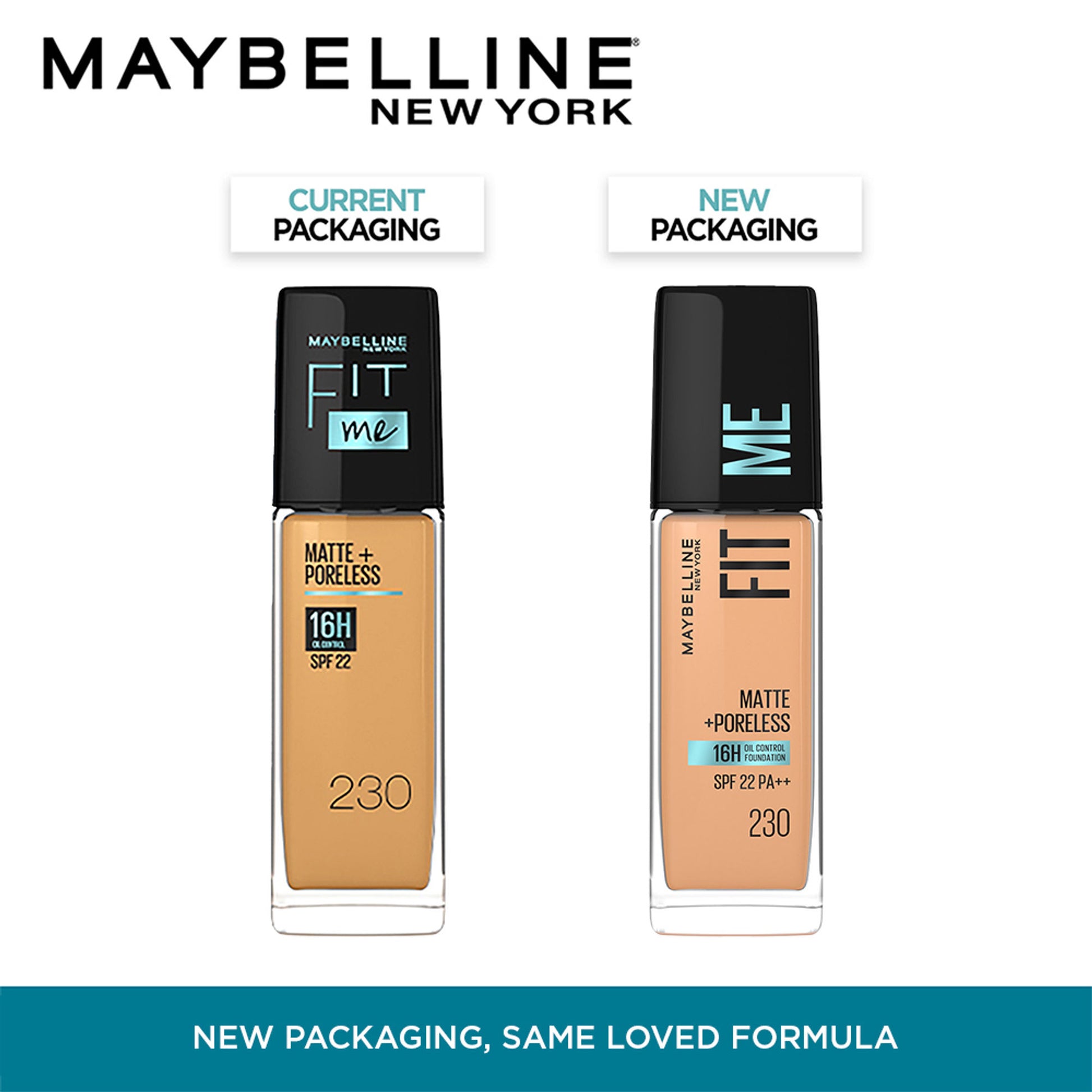 Maybelline New York Fit Me Matte+Poreless 16H Oil Control Foundation with SPF 22 - 115 Ivory - Natural Buff