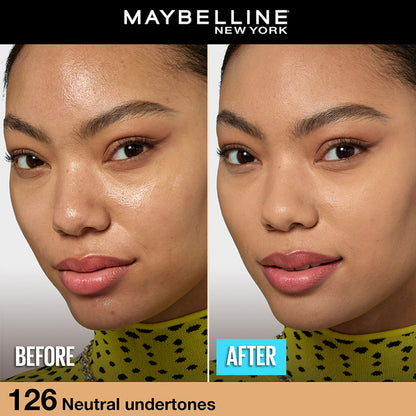 Maybelline New York Fit Me Matte+Poreless 16H Oil Control Foundation with SPF 22 - 115 Ivory - 126 Light Pecan