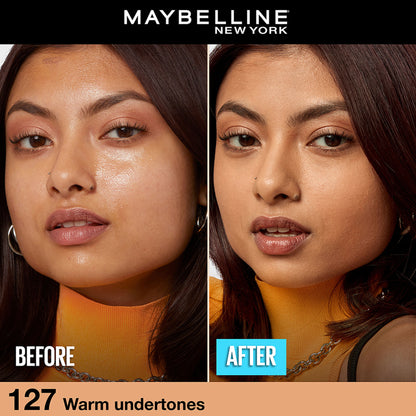 Maybelline New York Fit Me Matte+Poreless 16H Oil Control Foundation with SPF 22 - 115 Ivory - 127 Golden Honey
