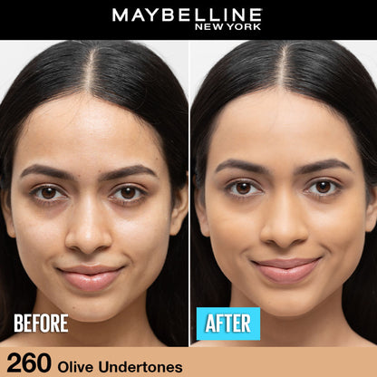 Maybelline New York Fit Me Matte+Poreless 16H Oil Control Foundation with SPF 22 - 115 Ivory - 260