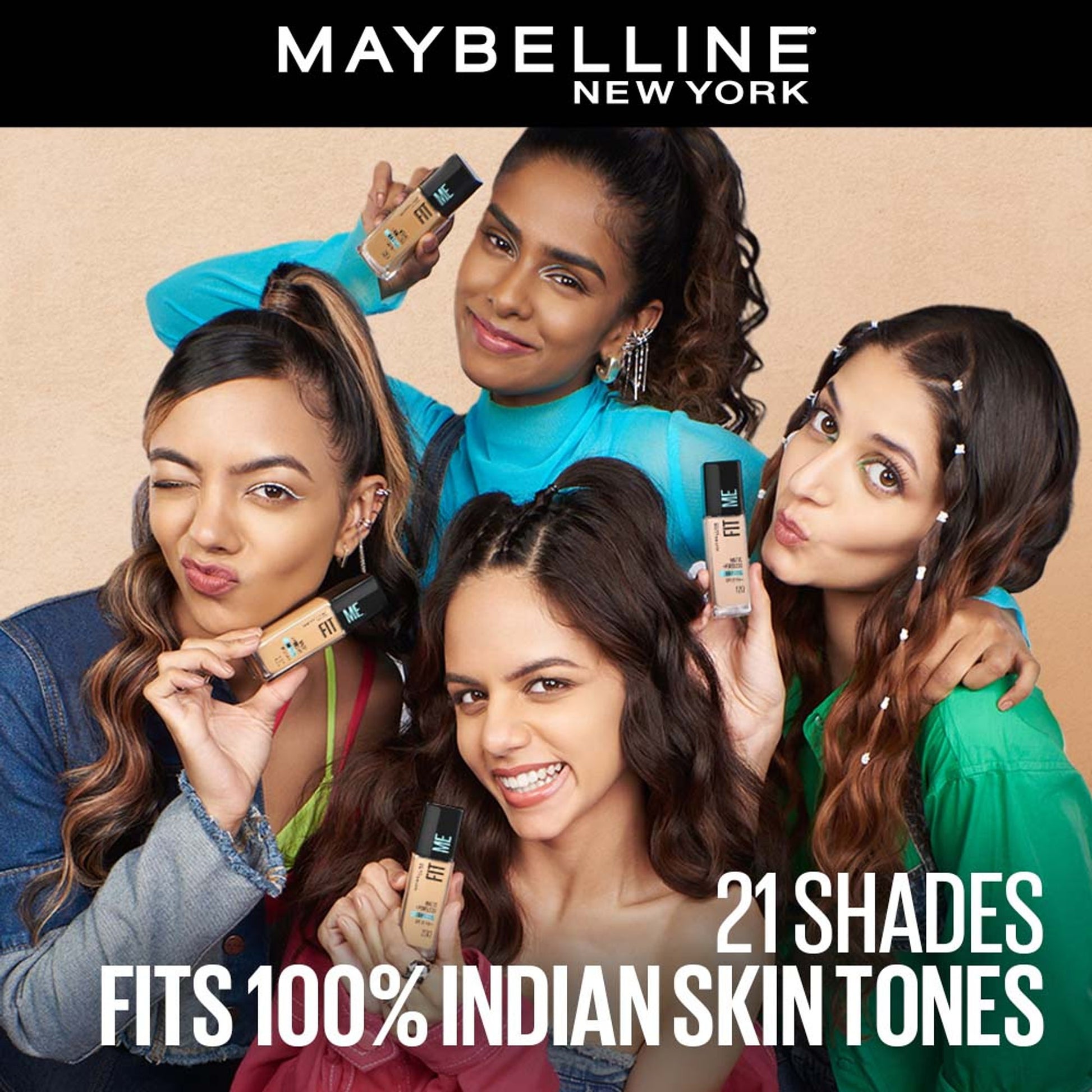 Maybelline New York Fit Me Matte+Poreless 16H Oil Control Foundation with SPF 22 - 115 Ivory - 329
