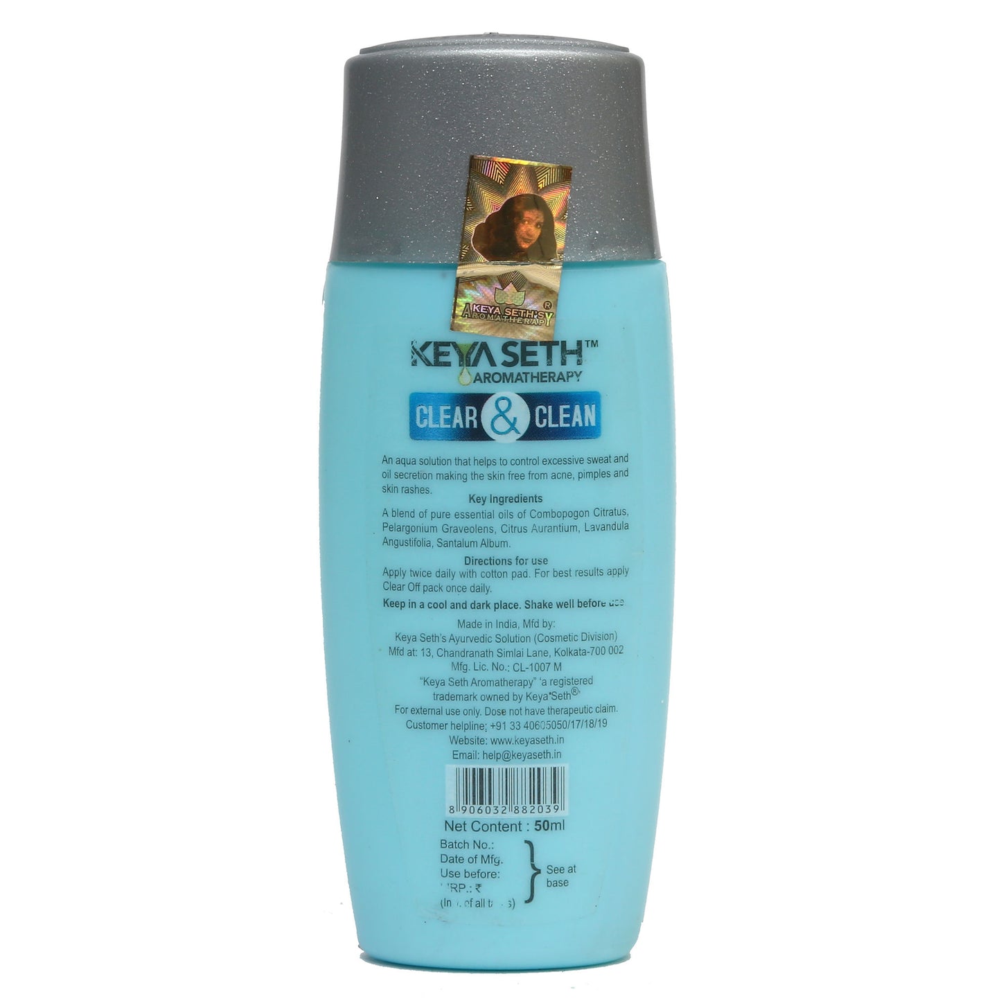 Keya Seth Aromatherapy, Clear & Clean Aqua Solution For Acne Pimple
