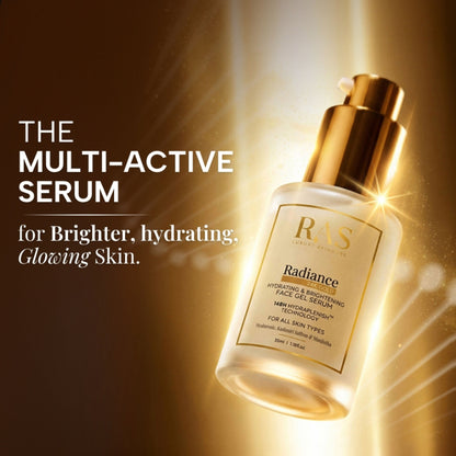 RAS Luxury Oils Radiance 24k Gold Hydrating & Brightening Face Gel Serum