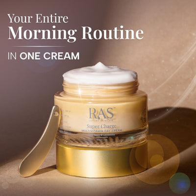 RAS Luxury Oils Super Charge Multivitamin Day Cream SPF 30 Infused With Ceramides & Goji Berry