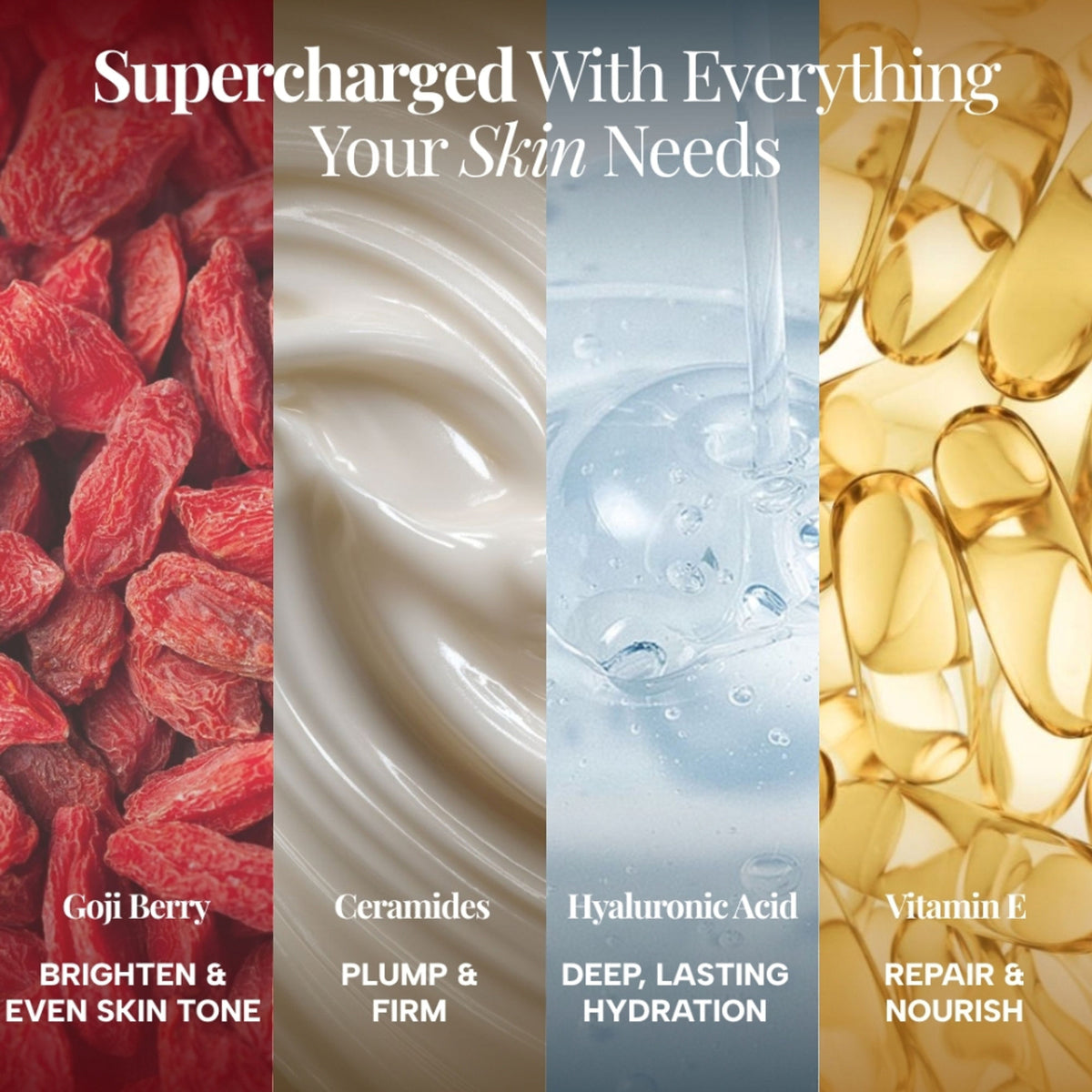 RAS Luxury Oils Super Charge Multivitamin Day Cream SPF 30 Infused With Ceramides & Goji Berry