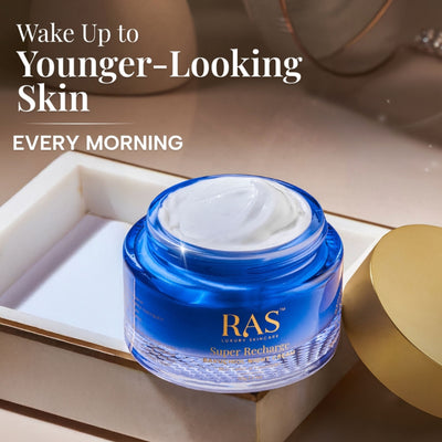 RAS Luxury Oils Super Recharge Night Cream With Bakuchiol & Peptides Deeply Hydrates