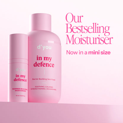 d'you In My Defence Barrier-Building Moisturiser With 20x More Ceramides (Lightweight & Non-Greasy)