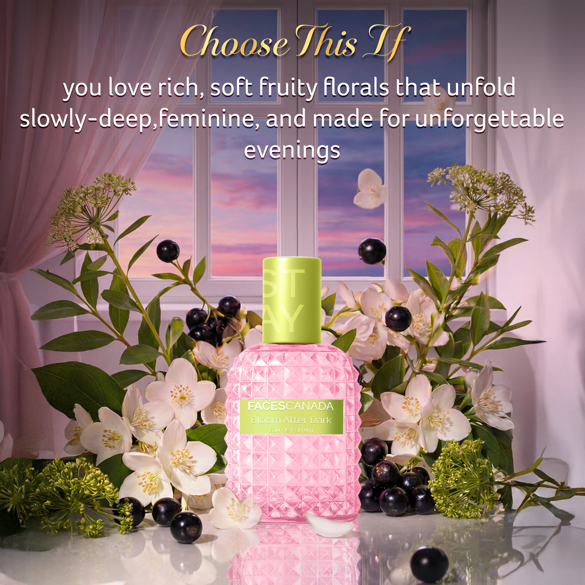 Faces Canada Stay Bloom After Dark Eau De Parfum for Women