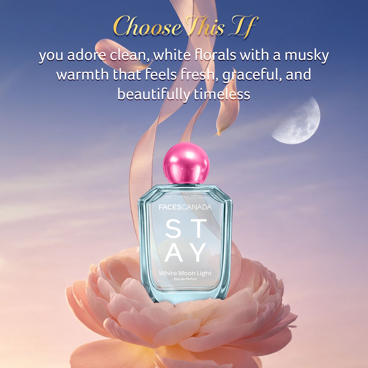 Faces Canada Stay White Moon Light Eau De Parfum for Women