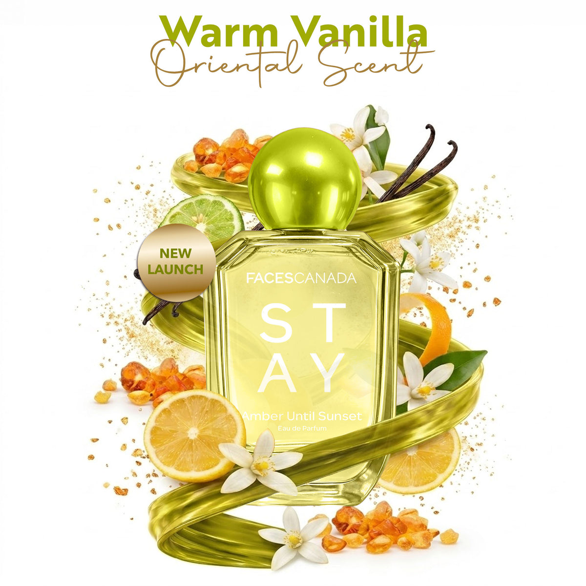 Faces Canada Stay Amber Until Sunset Eau De Parfum for Women