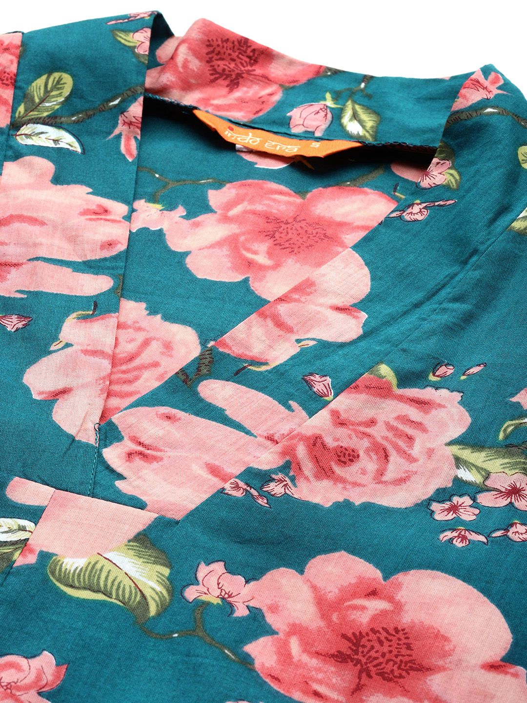 Dhiyona IE Floral Printed Pure Cotton Co-Ords