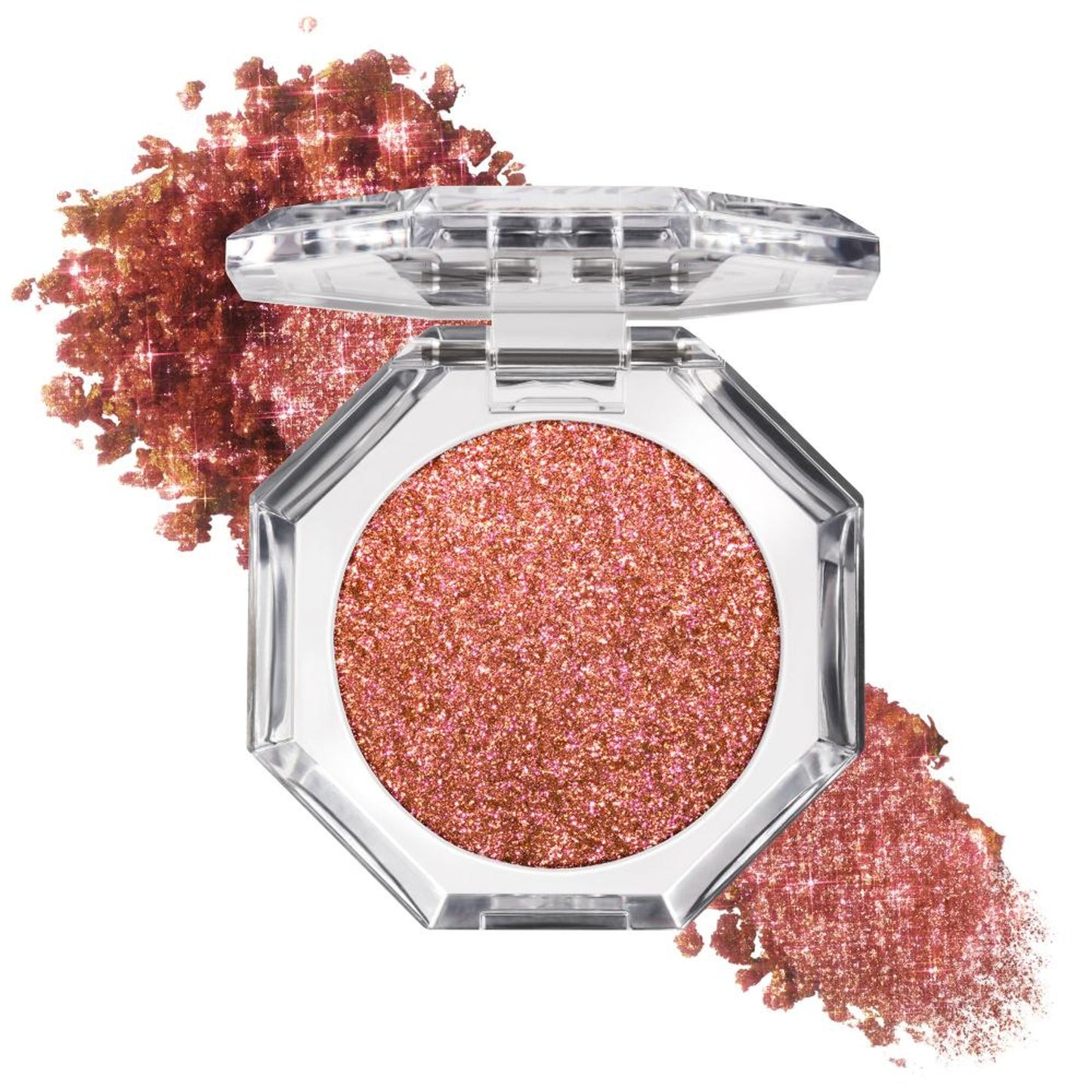 Too Faced Disco Crush High Shine Multi - Use Eye Shadow & Highlighter - Heart Eyes