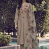 Dhiyona IE Floral Embroidered Thread Work Kurta With Trousers & Dupatta