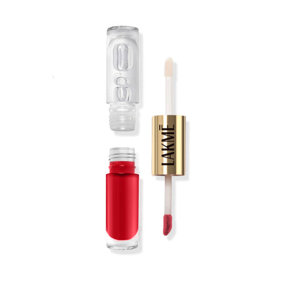 Lakme 9 To 5 Matte To Glass Liquid Lip - Passion Pink