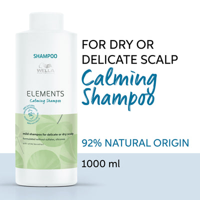 Wella Professionals Elements Calming Sulphate Free Shampoo for Frizzy & Dry Hair