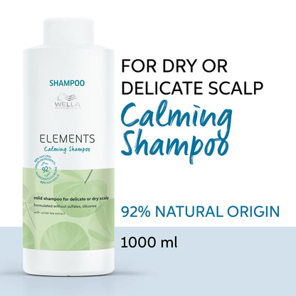 Wella Professionals Elements Calming Sulphate Free Shampoo for Frizzy & Dry Hair