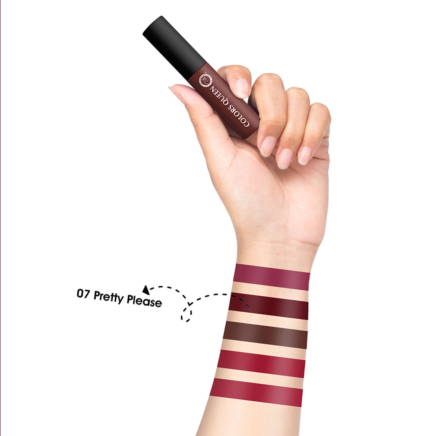 Colors Queen Mellow Matte Lip Cream Liquid Lipstick - Pretty Please
