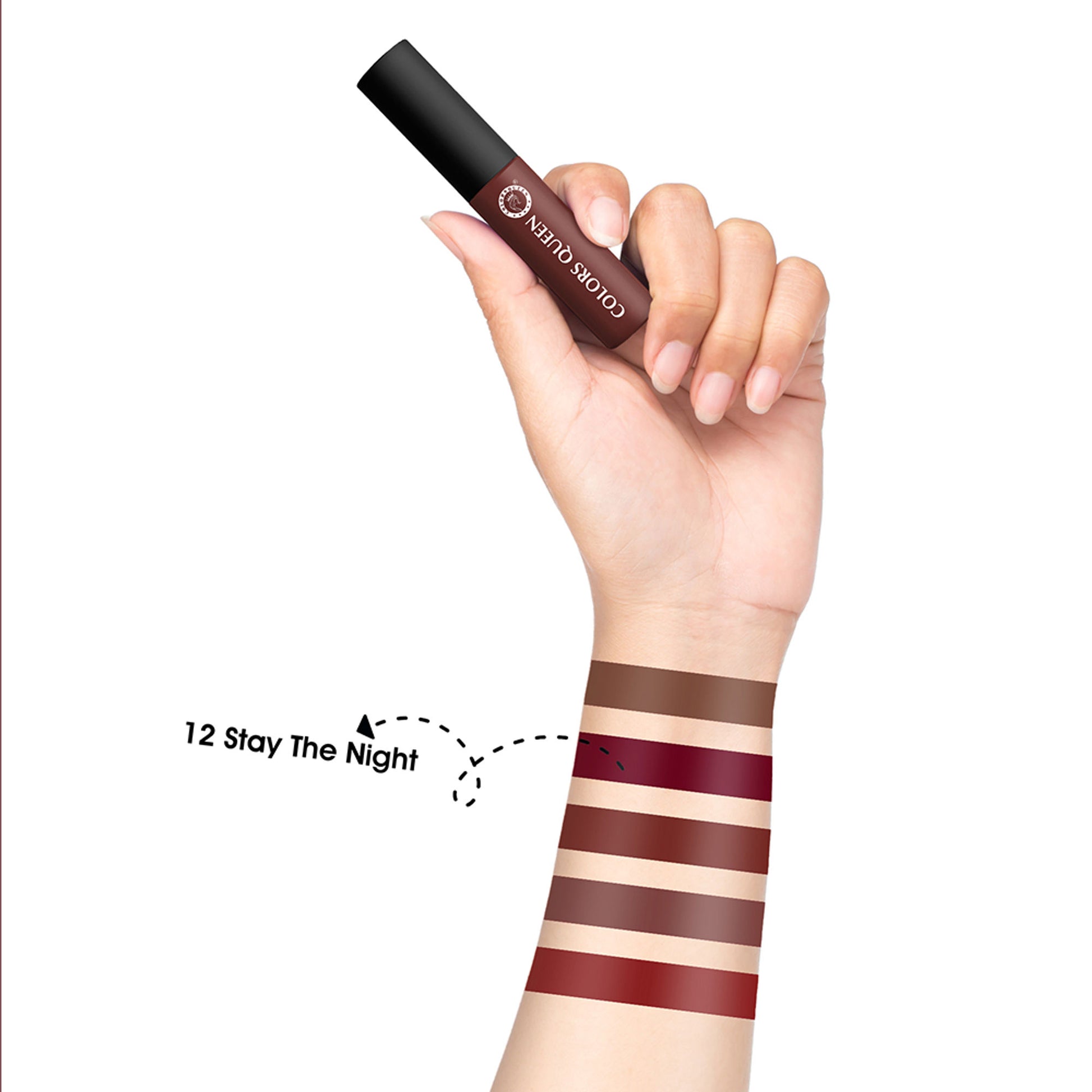 Colors Queen Mellow Matte Lip Cream Liquid Lipstick - Stay The Night