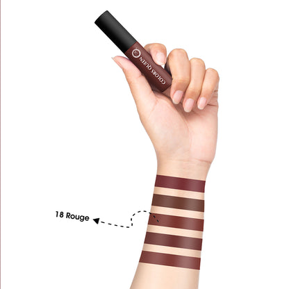 Colors Queen Mellow Matte Lip Cream Liquid Lipstick - Rouge
