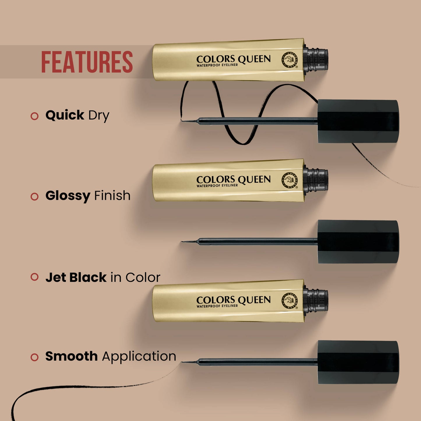 Colors Queen Waterproof Eyeliner