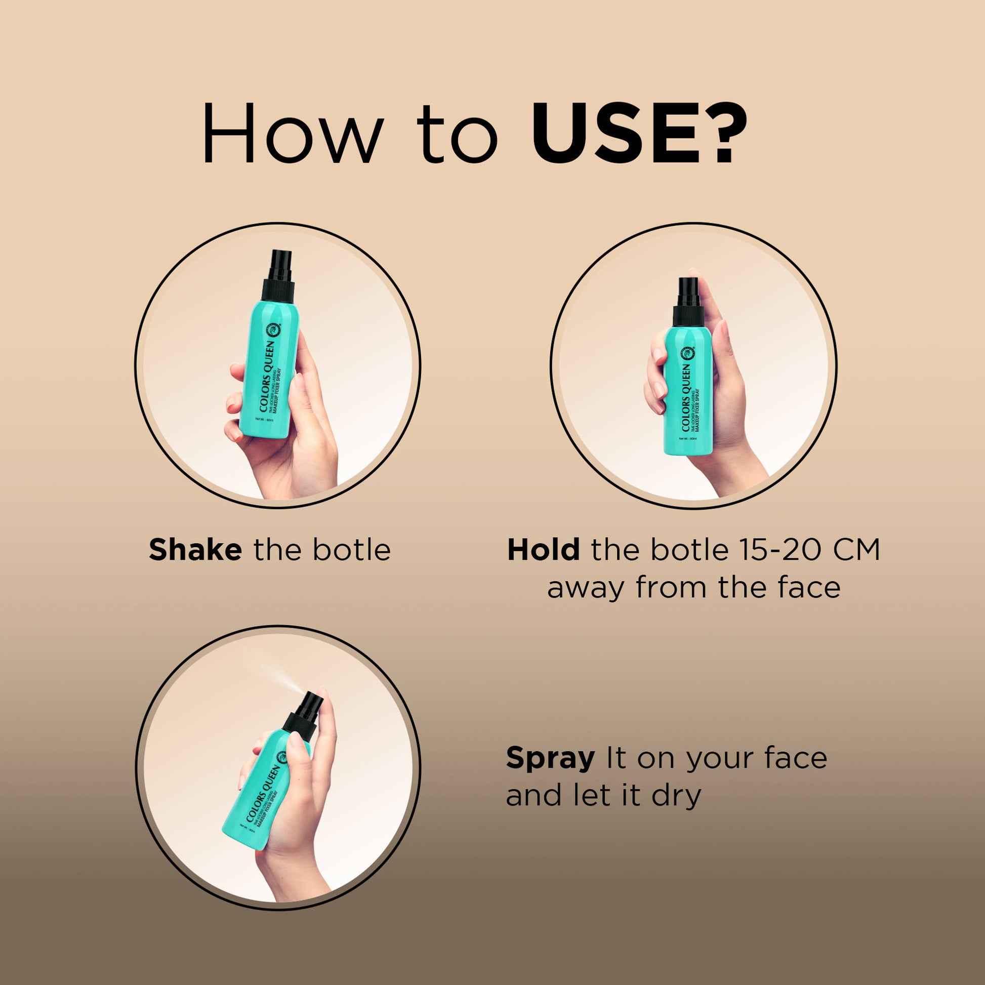 Colors Queen Time Locker Natural Makeup Fixer Spray