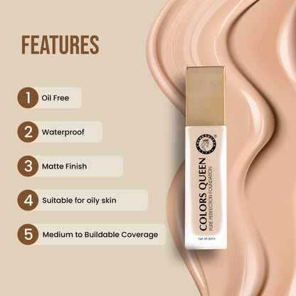 Colors Queen Pure Perfection Foundation - Natural Nude