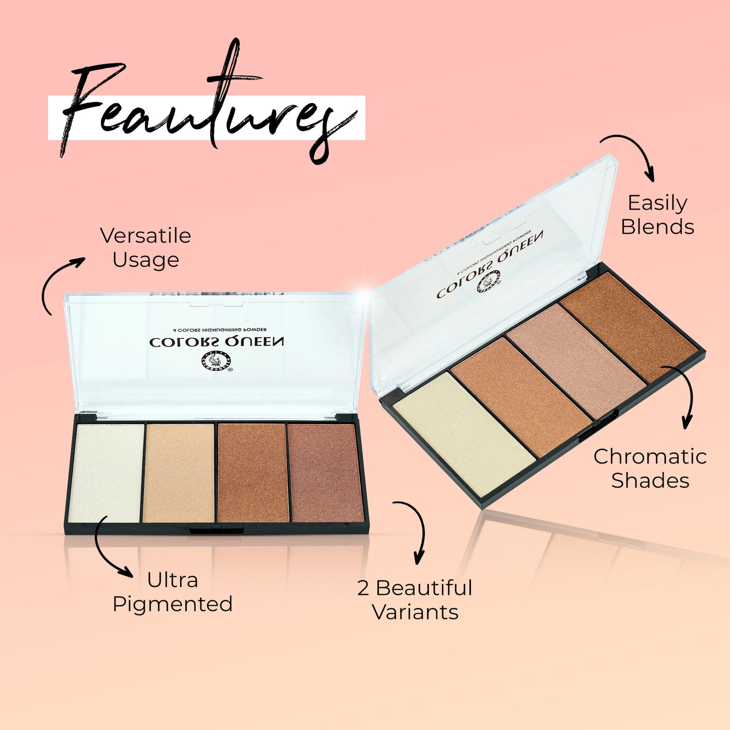 Colors Queen Four Colors Highlighting Powder - Shade 01