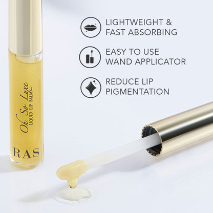 RAS Luxury Oils Oh So Luxe Liquid Lip Balm - Pale Yellow