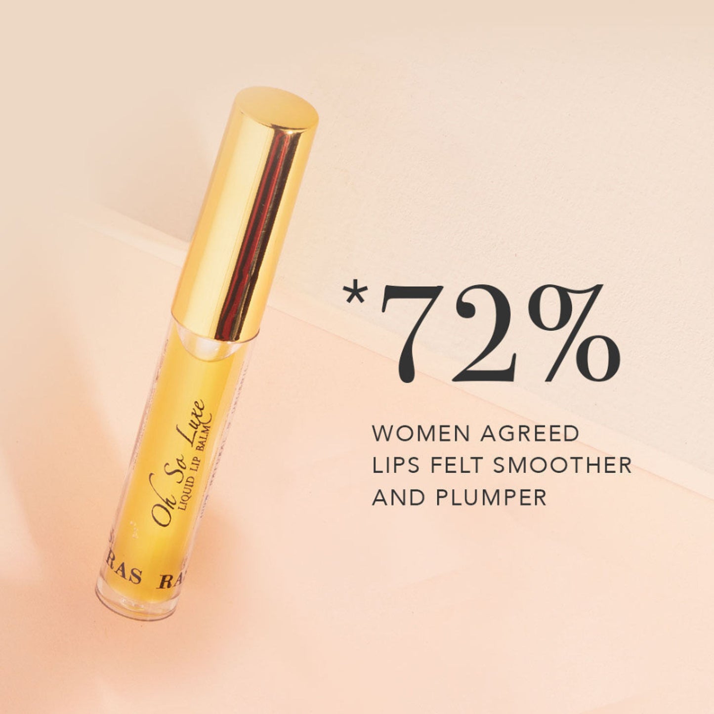 RAS Luxury Oils Oh So Luxe Liquid Lip Balm - Pale Yellow
