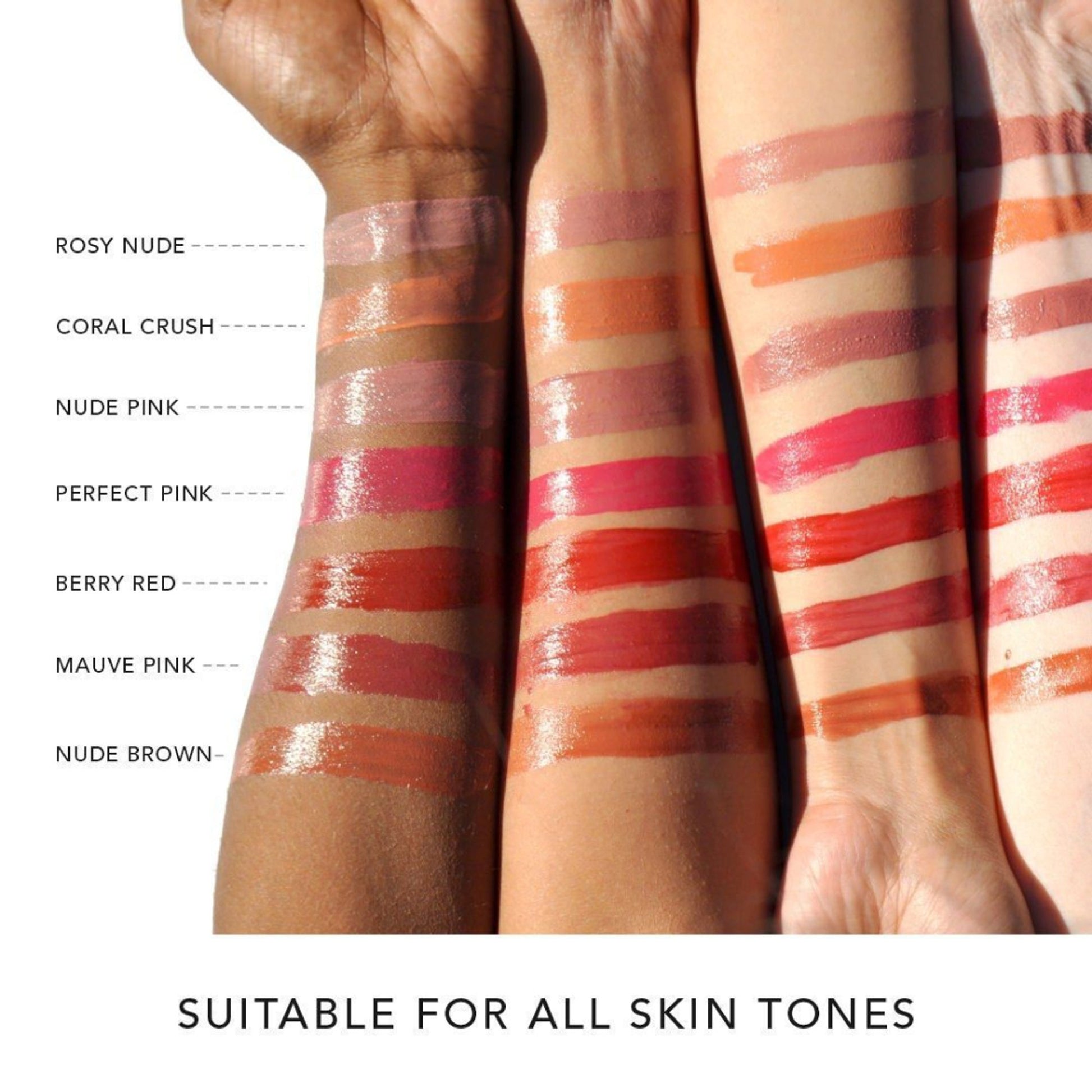 Ras Luxury Oils Oh So Luxe Lip & Cheek Tint Balm with Vitamin E, Shea Butter - Nude Brown
