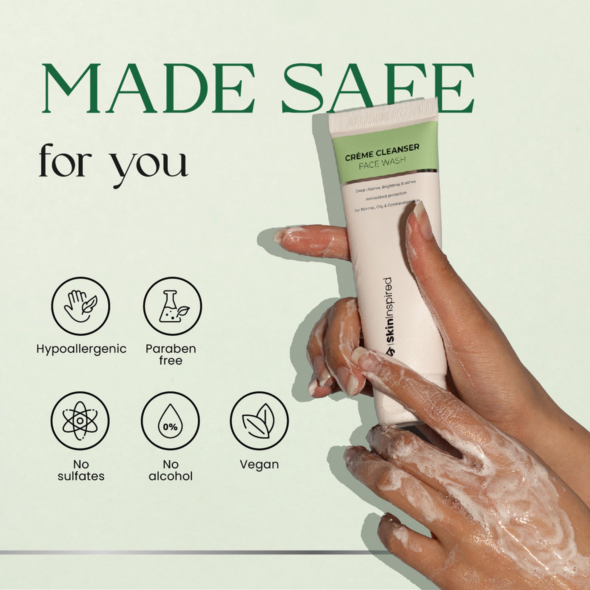 SkinInspired Creme Cleanser Facewash