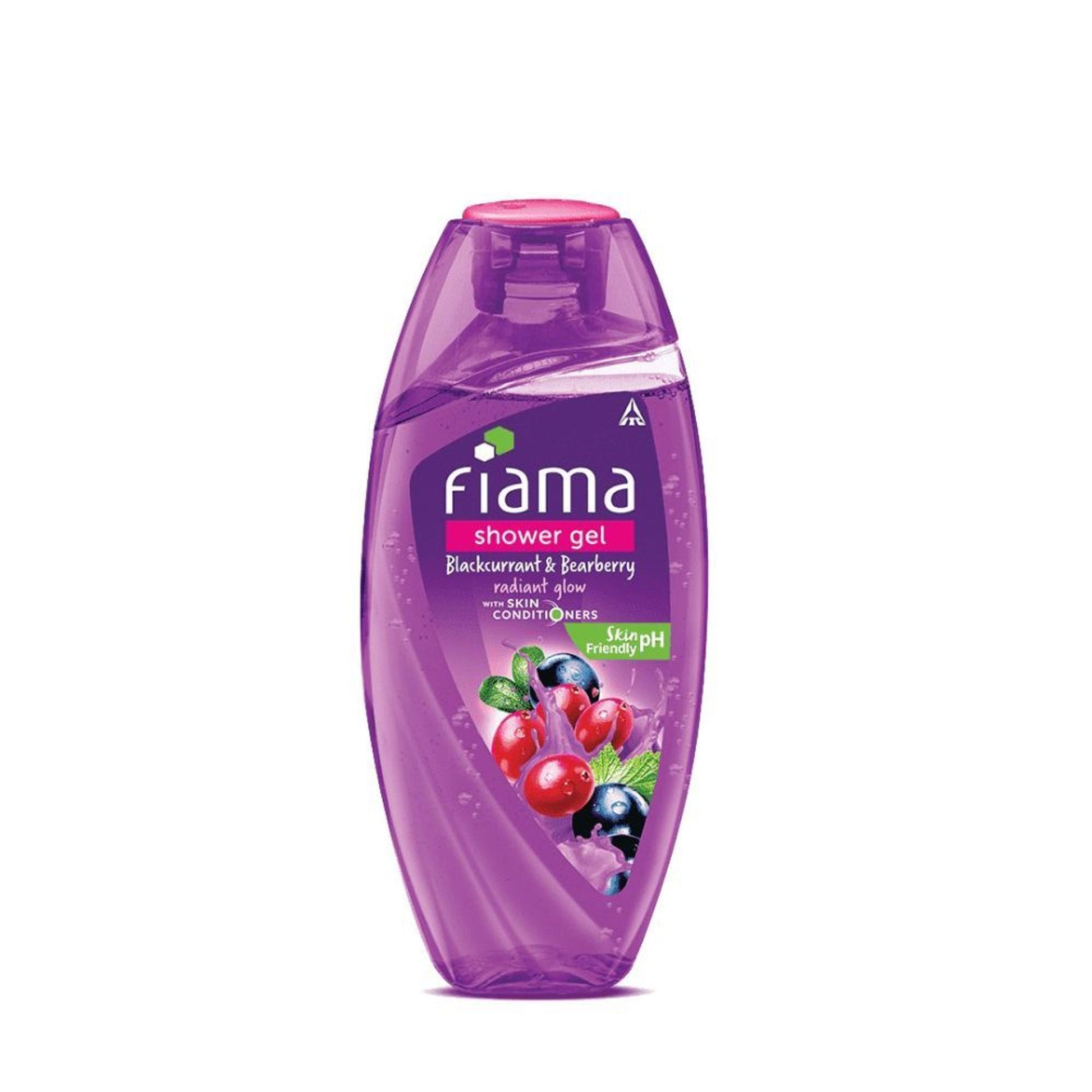 Fiama Shower Gel Blackcurrant & Bearberry Body Wash, Radiant Glowing & Hydrating Skin