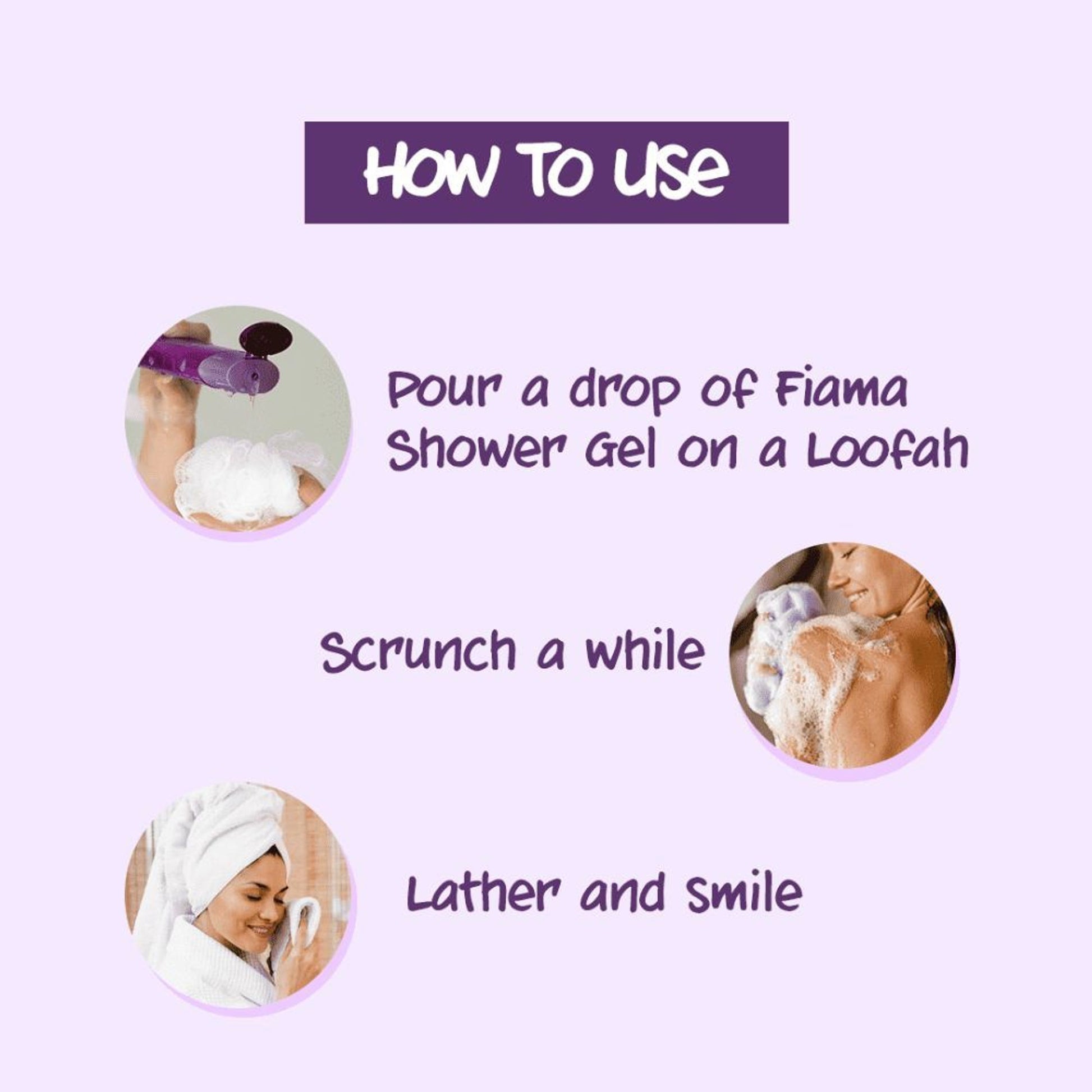 Fiama Shower Gel Blackcurrant & Bearberry Body Wash, Radiant Glowing & Hydrating Skin