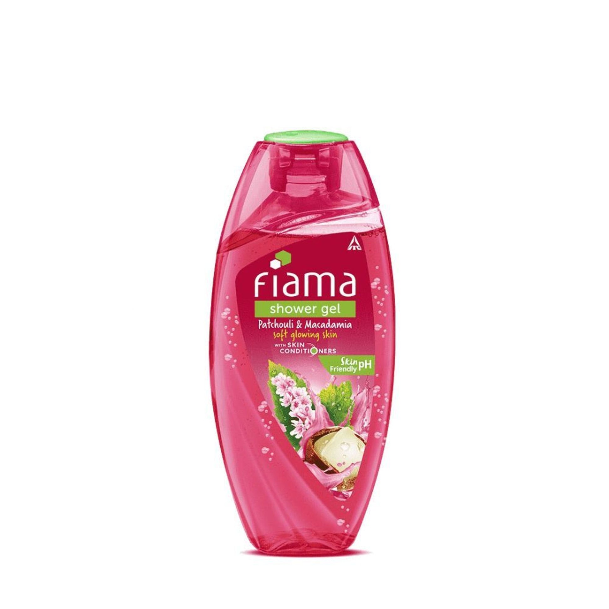 Fiama Shower Gel Patchouli & Macadamia, Body Wash for Hydrating & Soft Glowing Skin