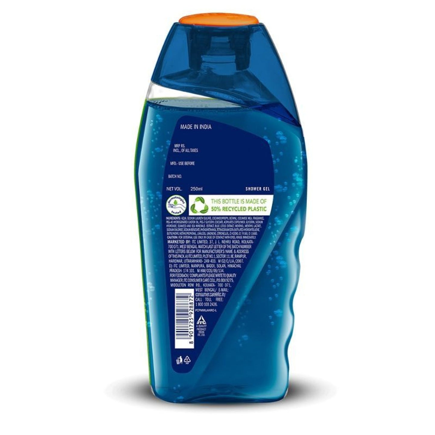 Fiama Men Shower Gel Refreshing Pulse, Body Wash for Fresh Looking Skin with Sea Minerals