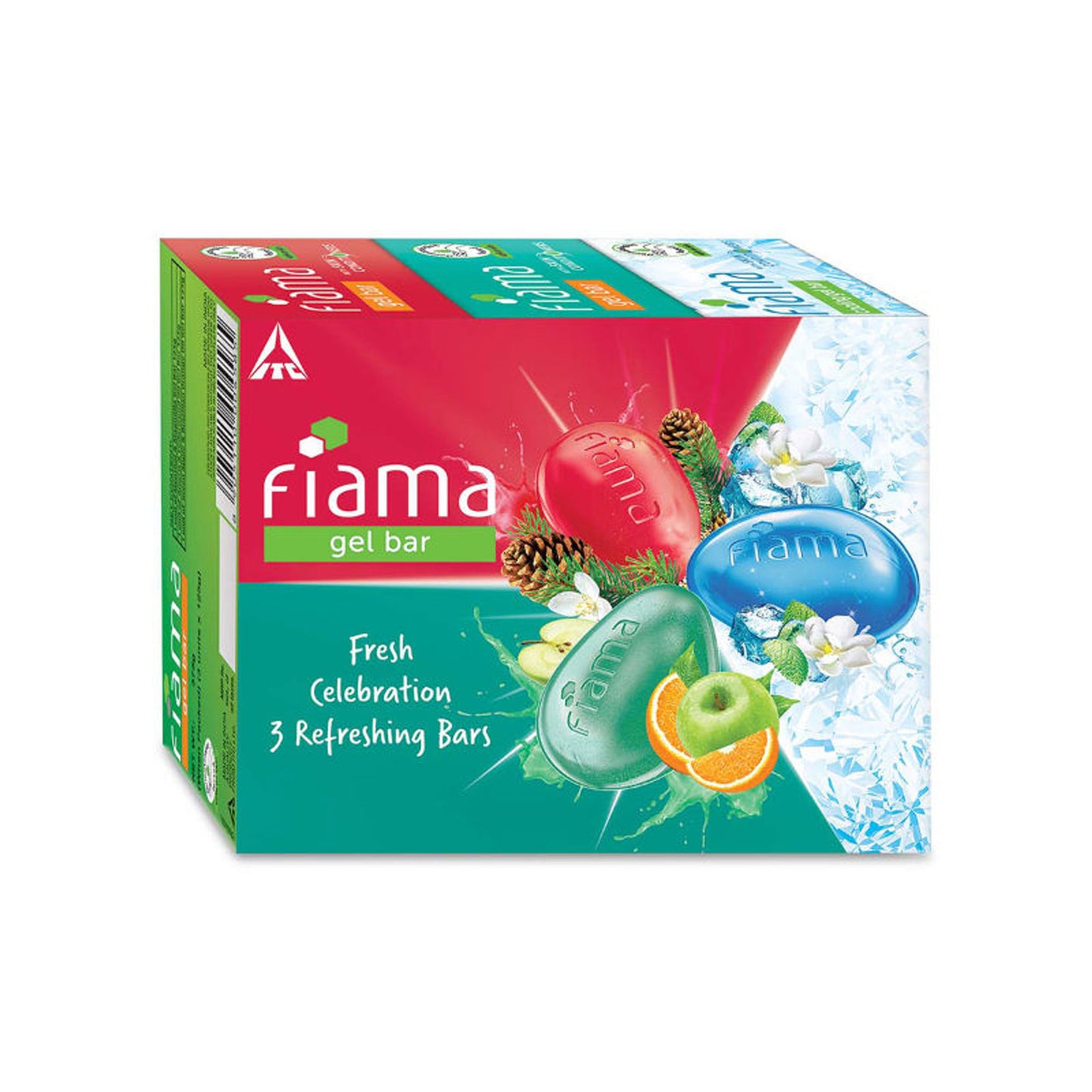 Fiama Gel Bar Fresh Celebration Pack, Variety Pack, Skin Conditioners - Pack of 3