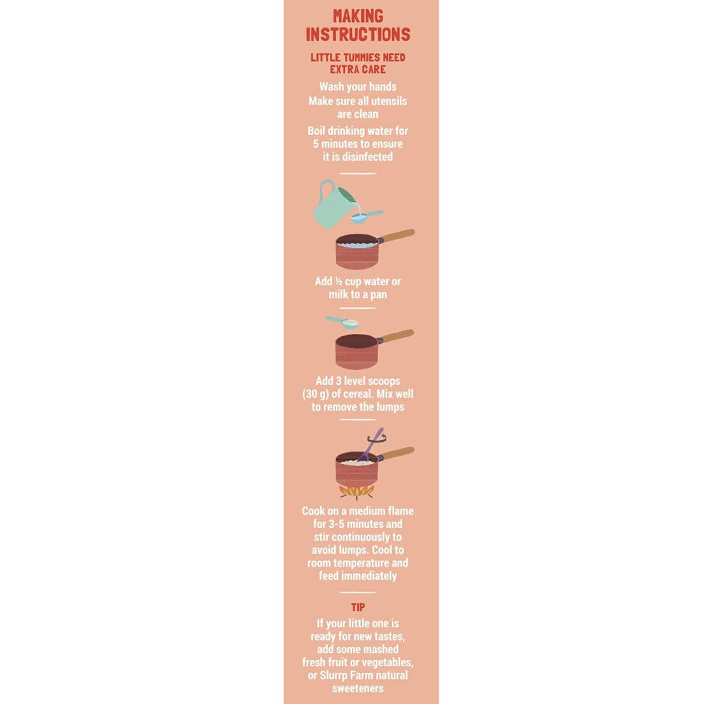 Slurrp Farm Ragi, Almond and Banana Cereal for little Ones