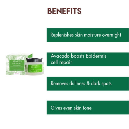 Jovees Revitalising Night Cream - Avocado