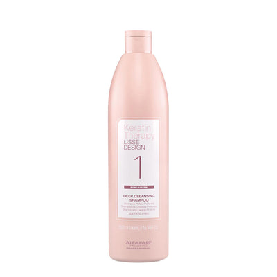 ALFAPARF MILANO Keratin Therapy Clarifying Shampoo For Keratin & Colored Hair, Hydration, Treatment