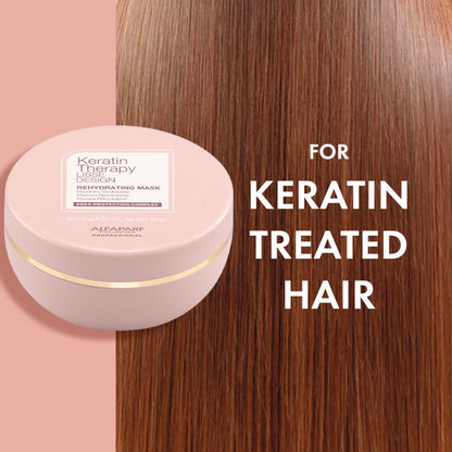 ALFAPARF MILANO Keratin Therapy Hydrating Mask for Hairfall Repair, Dry & Frizzy Hair
