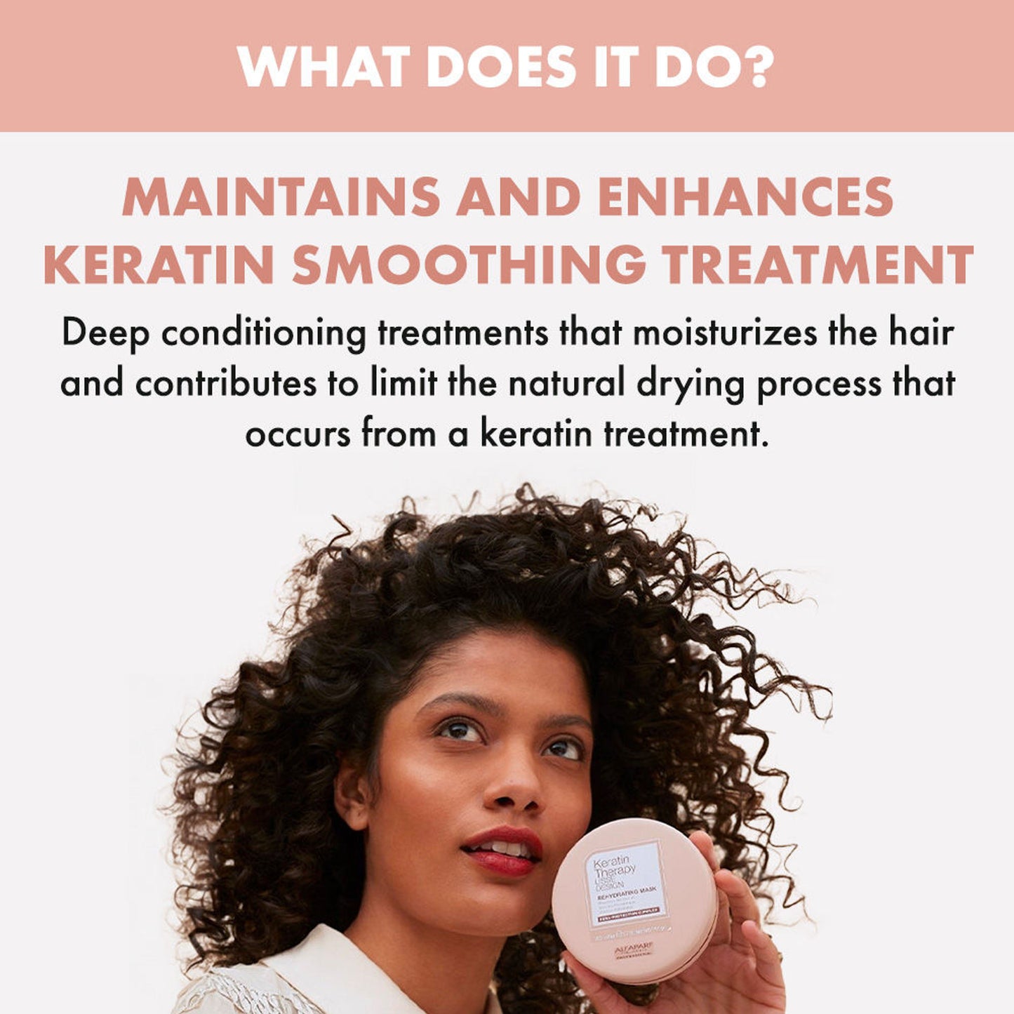 ALFAPARF MILANO Keratin Therapy Hydrating Mask for Hairfall Repair, Dry & Frizzy Hair