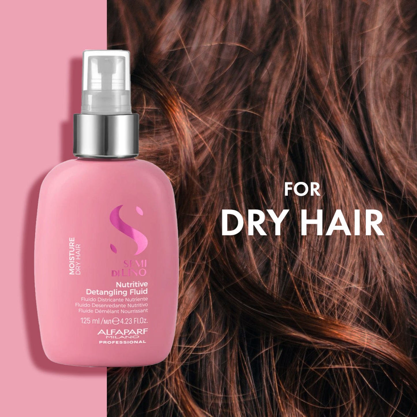 ALFAPARF MILANO Nutritive Detangling Serum For Frizzy & Dry Hair, Sulfate Free